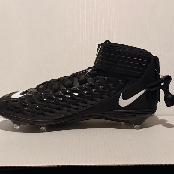 Nike Men”s force savage pro 2 football cleats black/white Sz 14.5 main image 4
